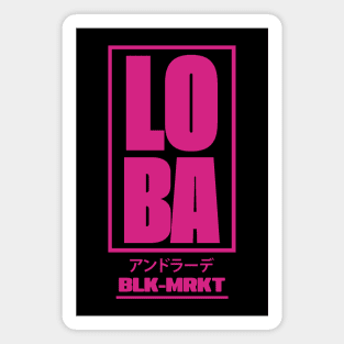 Loba Apex Legends "LOBA" (Pink) Magnet